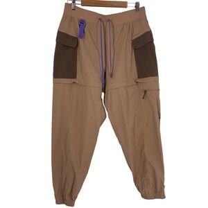 Lululemon Lab Womens Detours Welcome Cargo Jogger Pants Size 14 Convertible